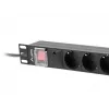 Stromverteilungseinheit PDU Lanberg PDU-08F-0200-BK