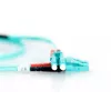 DIGITUS Glasfaser-Patchkabel, LC auf LC Multimode 50/125 µ, Duplex Länge 2m Klasse OM3