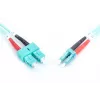 DIGITUS Glasfaser-Patchkabel, LC auf SC Multimode 50/125 µ, Duplex Länge 3m Klasse OM3