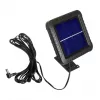 Solar-LED-Außenfluter MACLEAN MCE438, 5 W, 400 lm, IP44, Li-Ion 5,2 V, wandmontiert, weißes Licht, schwarz