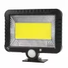 Solar-LED-Außenfluter MACLEAN MCE438, 5 W, 400 lm, IP44, Li-Ion 5,2 V, wandmontiert, weißes Licht, schwarz
