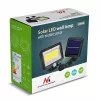 Solar-LED-Außenfluter MACLEAN MCE438, 5 W, 400 lm, IP44, Li-Ion 5,2 V, wandmontiert, weißes Licht, schwarz