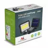 Solar-LED-Außenfluter MACLEAN MCE438, 5 W, 400 lm, IP44, Li-Ion 5,2 V, wandmontiert, weißes Licht, schwarz