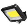 Solar-LED-Außenfluter MACLEAN MCE438, 5 W, 400 lm, IP44, Li-Ion 5,2 V, wandmontiert, weißes Licht, schwarz