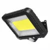 Solar-LED-Außenfluter MACLEAN MCE438, 5 W, 400 lm, IP44, Li-Ion 5,2 V, wandmontiert, weißes Licht, schwarz