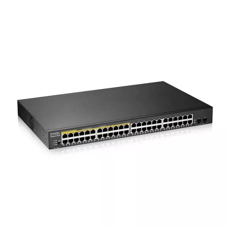 Zyxel GS1900-48HPv2 Managed L2 Gigabit Ethernet (10/100/1000) Power over Ethernet (PoE) Schwarz