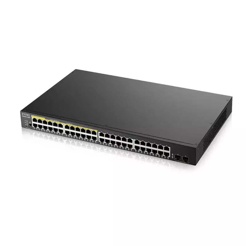 Zyxel GS1900-48HPv2 Managed L2 Gigabit Ethernet (10/100/1000) Power over Ethernet (PoE) Schwarz