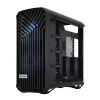 PC-Tower-Gehäuse Fractal Design Torrent Tower Black – unterstützt ATX/EATX/ITX, 2x180-mm-Frontlüfter, 2x3,5-Zoll-Einschübe, 4x2,5-Zoll-Einschübe, gehärtetes Glas