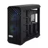 PC-Tower-Gehäuse Fractal Design Torrent Tower Black – unterstützt ATX/EATX/ITX, 2x180-mm-Frontlüfter, 2x3,5-Zoll-Einschübe, 4x2,5-Zoll-Einschübe, gehärtetes Glas