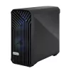 PC-Tower-Gehäuse Fractal Design Torrent Tower Black – unterstützt ATX/EATX/ITX, 2x180-mm-Frontlüfter, 2x3,5-Zoll-Einschübe, 4x2,5-Zoll-Einschübe, gehärtetes Glas
