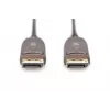 DIGITUS DisplayPort AOC Hybrid-Glasfaserkabel M/M UHD 8K@60Hz, CE, schwarz 15m