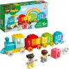 LEGO DUPLO Zahlenzug 10954 – Lernzug mit nummerierten Waggons zum Zählen und Sortieren