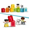 LEGO DUPLO Zahlenzug 10954 – Lernzug mit nummerierten Waggons zum Zählen und Sortieren