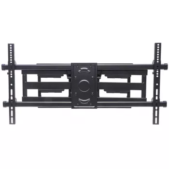Manhattan Wandhalterung für TV & Monitore (vollbeweglich), für Bildschirme von 37 Zoll bis 75 Zoll, VESA-Kompatibilität: alle zwischen 200 x 200 mm und 800 x 400 mm – überprüfen Sie die Abmessungen der vier Montagelöcher auf der Rückseite des Bildschirms, um sicherzustellen, dass sie passen, max. 75 kg, Schwarz, Halterung, lebenslange Garantie