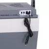 Adler AD 8078 tragbare elektrische Kühlbox, 28 l, Grau/Weiß