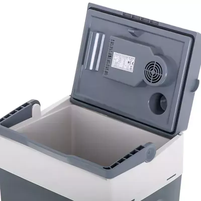 Adler AD 8078 tragbare elektrische Kühlbox, 28 l, Grau/Weiß