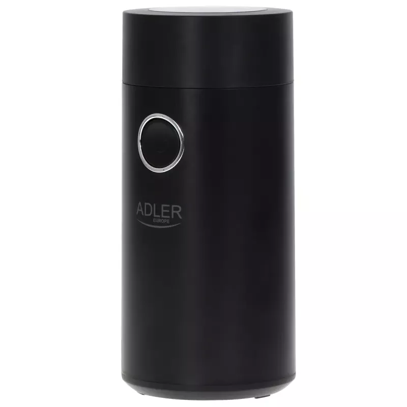 Burr grinder Adler AD4446BS — 150 W, stainless steel burrs, 75 g bean hopper, Schwarz