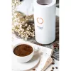 Mahlwerk-Kaffeemühle Adler AD4446WG — elektrische Kaffeemühle, Edelstahl-Mahlwerk, 75-g-Bohnenbehälter, 150 W, weiß