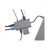 ICY BOX IB-DK4040-CPD Kabelgebunden USB 3.2 Gen 1 (3.1 Gen 1) Type-C Anthrazit, Schwarz