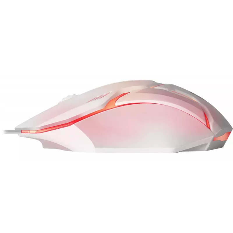 Kabelgebundene Gaming-Maus DEFENDER Cyber MB-560L — optisch, 1200 DPI, beidhändig, USB Typ-A, weiß, 1,5 m Kabel