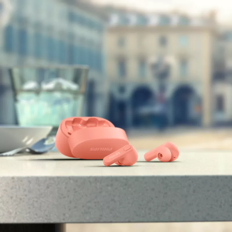Philips 2000 series TAT2206PK/00 Kopfhörer/Headset True Wireless Stereo (TWS) In-Ear Telefonate/Musik Bluetooth Pink