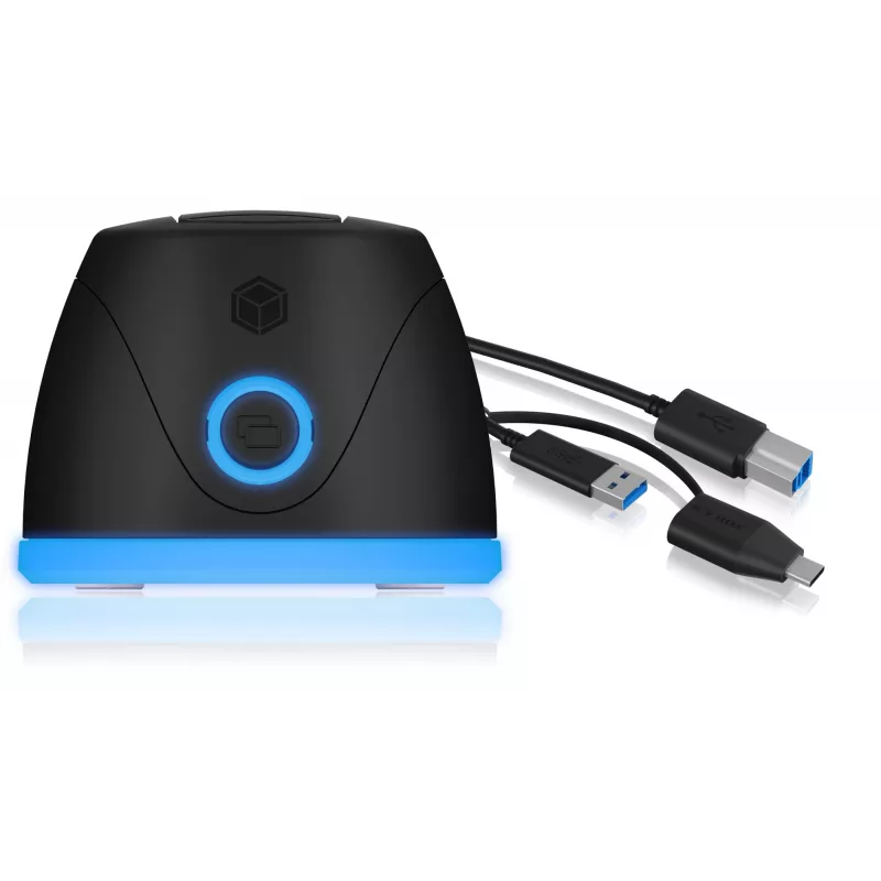 ICY BOX IB-1124L-C3 USB 3.2 Gen 1 (3.1 Gen 1) Type-B Schwarz