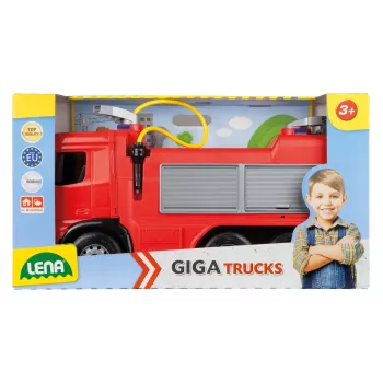 Lena GIGA TRUCKS Aufsitz-Feuerwehrauto Arocs, Feuerwehrauto, 3 Jahr(e), Mehrfarbig