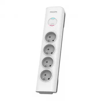 Überspannungsschutz Philips SPN7040WA/60 4 AC-Steckdosen 600 J 2 m Weiß
