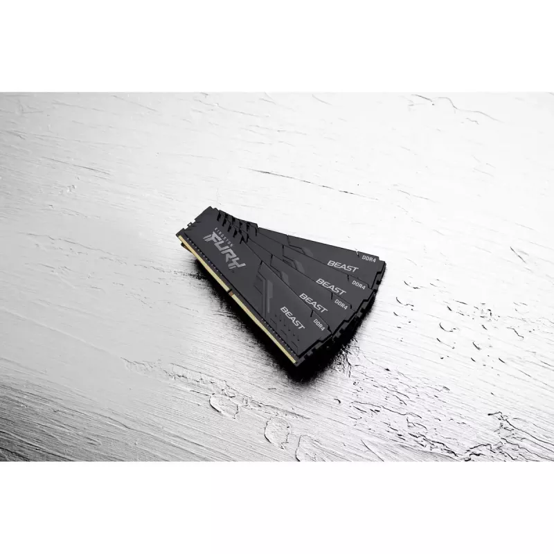 Kingston Technology FURY Beast 64GB 3600MT/s DDR4 CL18 DIMM (Kit of 2) Schwarz