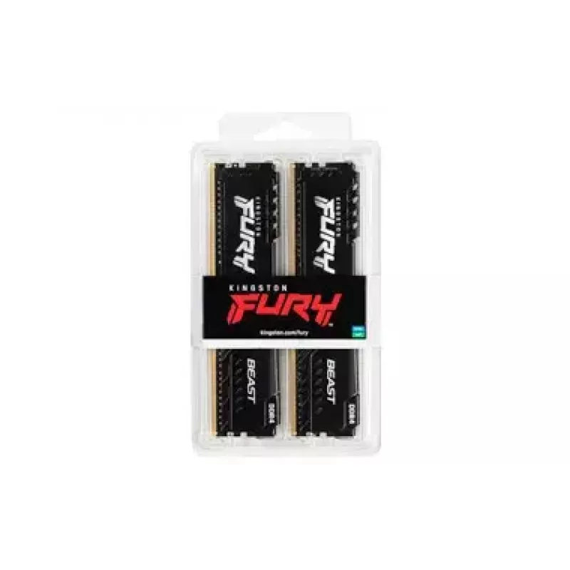 Kingston Technology FURY Beast 64GB 3600MT/s DDR4 CL18 DIMM (Kit of 2) Schwarz