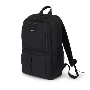 DICOTA Backpack Scale - 13-15.6in Notebook-Rucksack - Schwarz / 600d recyceltes PET