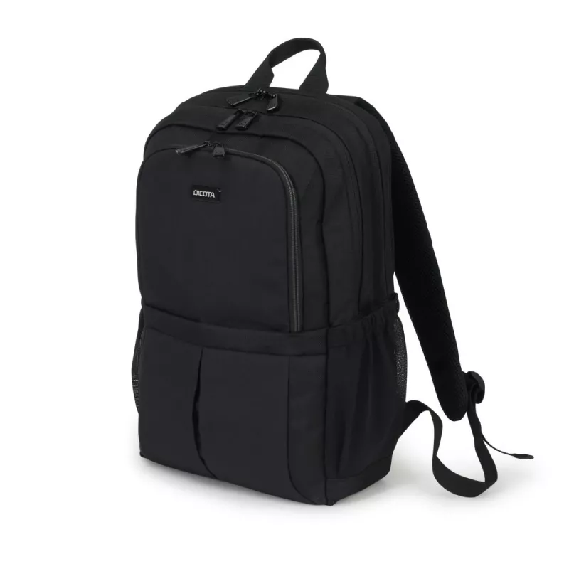 DICOTA Backpack Scale - 13-15.6in Notebook-Rucksack - Schwarz / 600d recyceltes PET