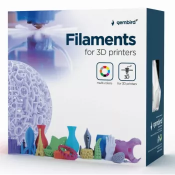 GEMBIRD PLA-PLUS Filament, weiß, 1,75 mm, 1 kg