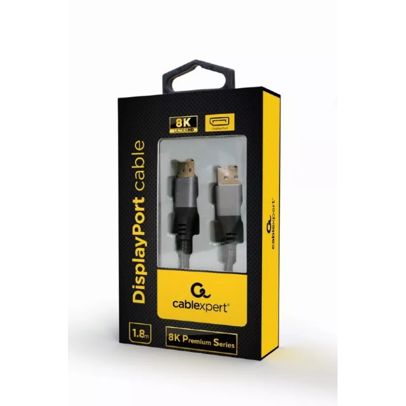 GEMBIRD DisplayPort-Kabel, 8K Premium-Serie, 2 m
