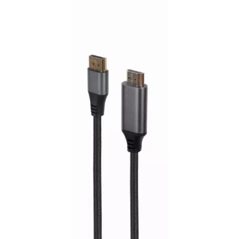 Videokabel-Adapter Gembird CC-DP-HDMI-4K-6 — DisplayPort auf HDMI Typ A, 1,8 m, 4K, schwarz