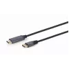 Videokabel-Adapter Gembird CC-DP-HDMI-4K-6 — DisplayPort auf HDMI Typ A, 1,8 m, 4K, schwarz