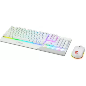 Gaming-Tastatur- und Maus-Bundle MSI VIGOR GK30 COMBO WHITE
