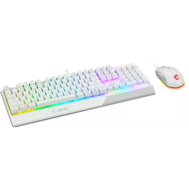 Gaming-Tastatur- und Maus-Bundle MSI VIGOR GK30 COMBO WHITE