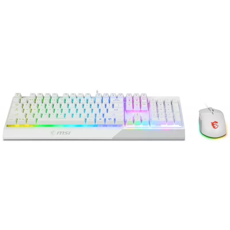 Gaming-Tastatur- und Maus-Bundle MSI VIGOR GK30 COMBO WHITE