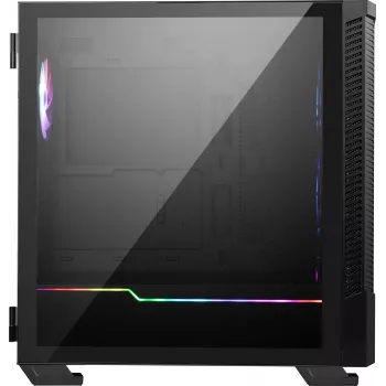 PC-Gehäuse MSI MPG VELOX 100R Mid Tower Schwarz — ATX, 7 Erweiterungsslots, 2×3,5-Zoll-Schächte, 2×2,5-Zoll-Schächte, USB-C