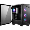 PC-Gehäuse MSI MPG VELOX 100R Mid Tower Schwarz — ATX, 7 Erweiterungsslots, 2×3,5-Zoll-Schächte, 2×2,5-Zoll-Schächte, USB-C