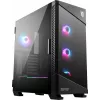 PC-Gehäuse MSI MPG VELOX 100R Mid Tower Schwarz — ATX, 7 Erweiterungsslots, 2×3,5-Zoll-Schächte, 2×2,5-Zoll-Schächte, USB-C