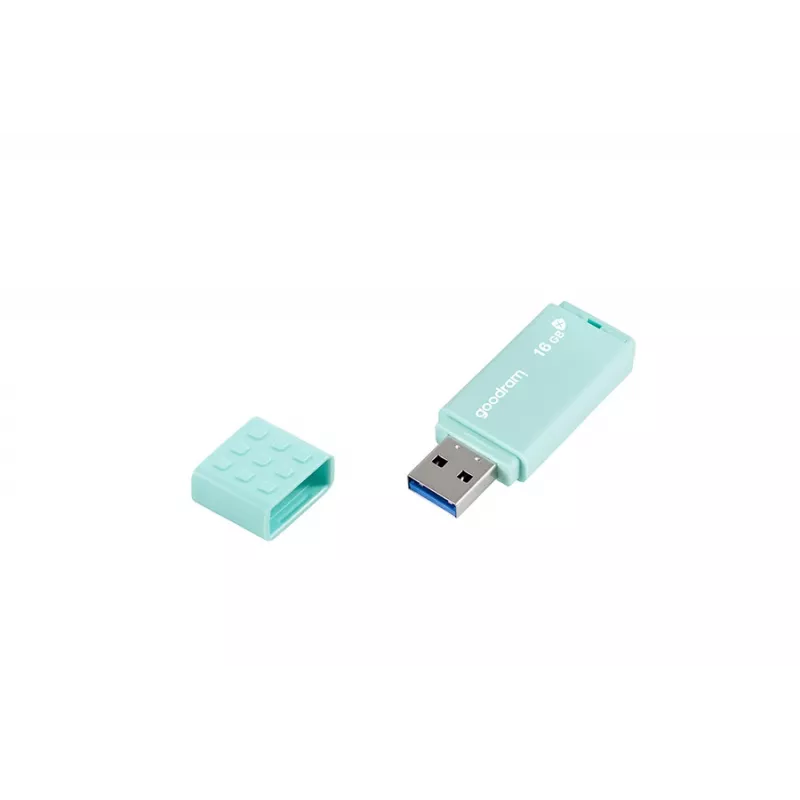 USB-Flash-Laufwerk GOODRAM UME3 CARE 16 GB USB Typ-A 3.2 Gen 1 (Lesen 60 MB/s, Schreiben 20 MB/s) türkis