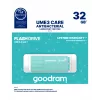 USB-Flash-Laufwerk GOODRAM UME3 32 GB USB Typ-A 3.2 Gen 1 — türkis, 60 MB/s Lesen, 20 MB/s Schreiben