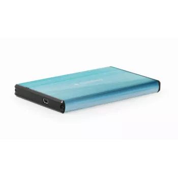 HDD-Gehäuse Gembird EE2-U3S-3-B — 2,5 Zoll Single-Bay, SATA, Mini‑USB A, bis zu 7 TB, blau