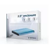 HDD-Gehäuse Gembird EE2-U3S-3-B — 2,5 Zoll Single-Bay, SATA, Mini‑USB A, bis zu 7 TB, blau