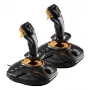 Thrustmaster T.16000M FCS SPACE SIM DUO Schwarz, Orange USB Joystick Analog / Digital PC