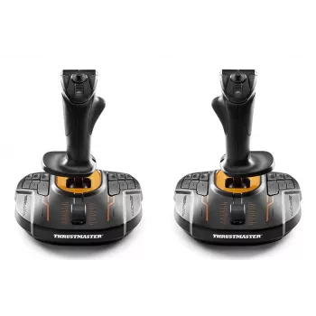 Thrustmaster T.16000M FCS SPACE SIM DUO Schwarz, Orange USB Joystick Analog / Digital PC