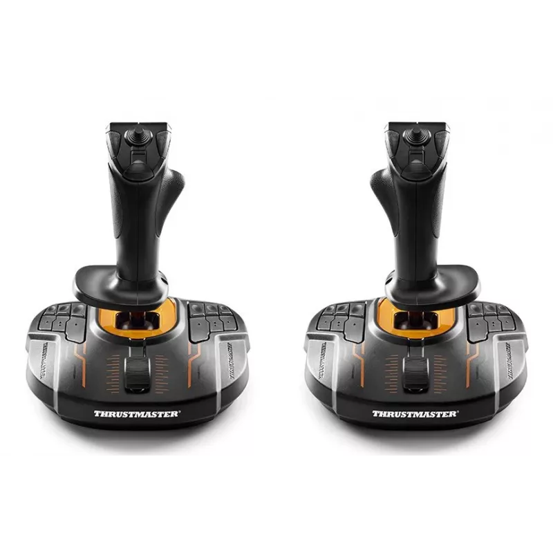Thrustmaster T.16000M FCS SPACE SIM DUO Schwarz, Orange USB Joystick Analog / Digital PC