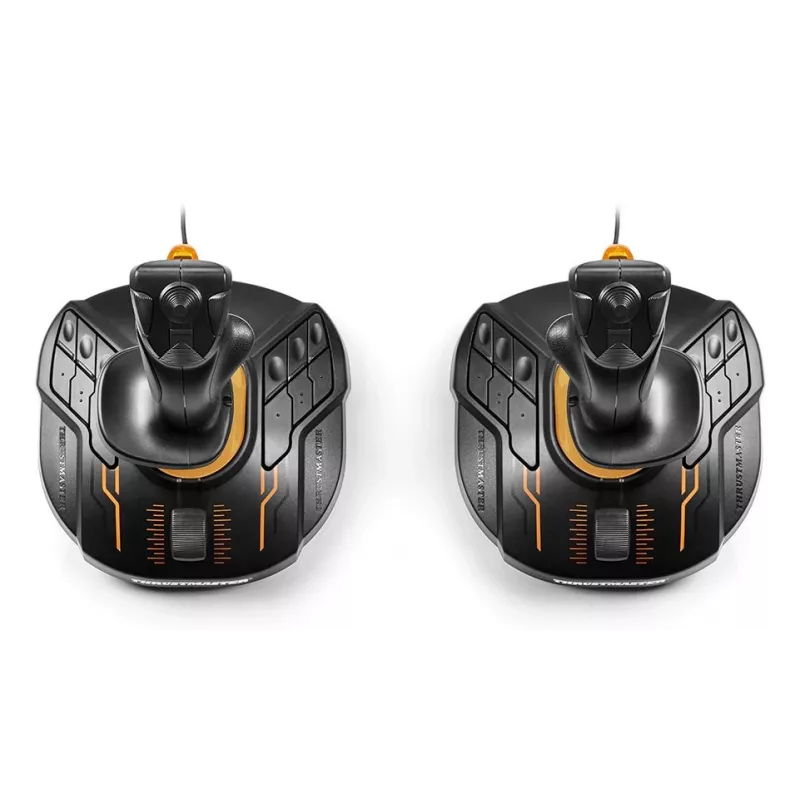 Thrustmaster T.16000M FCS SPACE SIM DUO Schwarz, Orange USB Joystick Analog / Digital PC